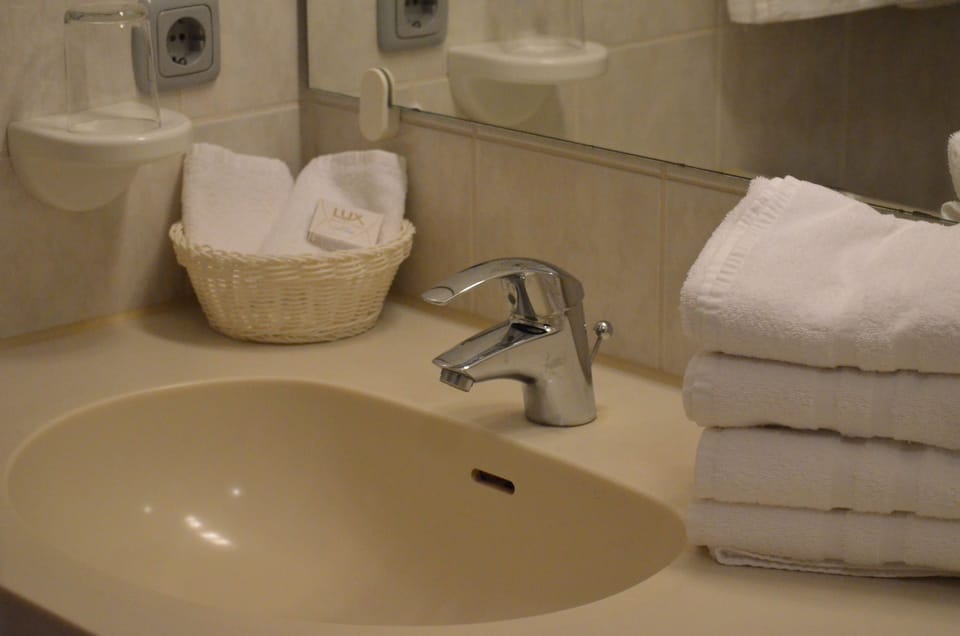 Deluxe Double Room | Bathroom | Shower, hair dryer, towels