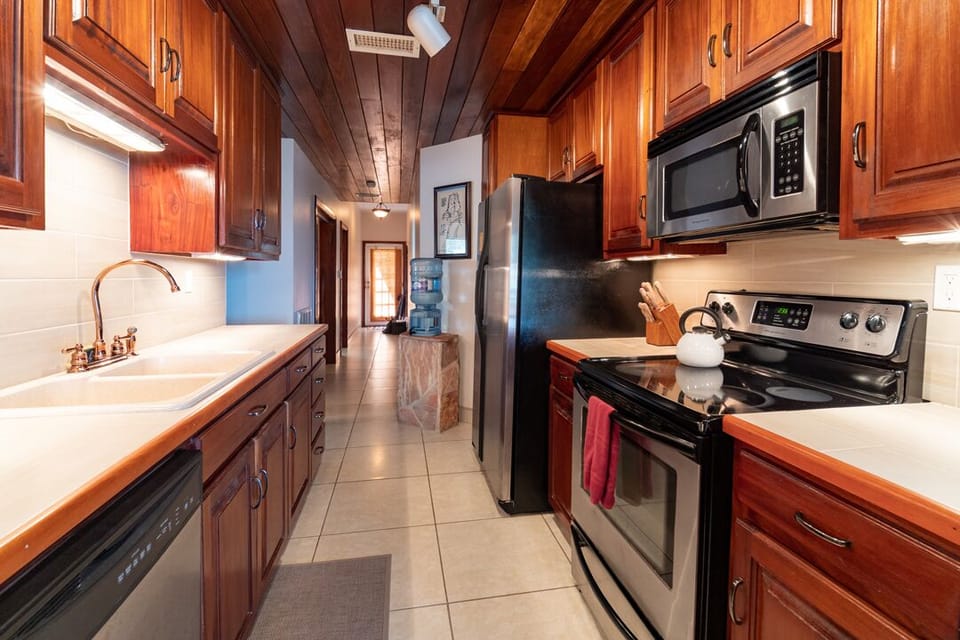 Galley style kitchen