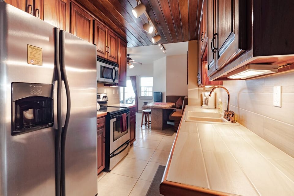 Galley style kitchen