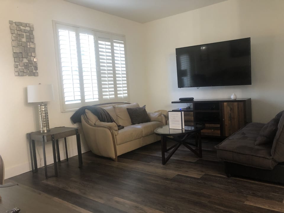 Living room and tv 55 