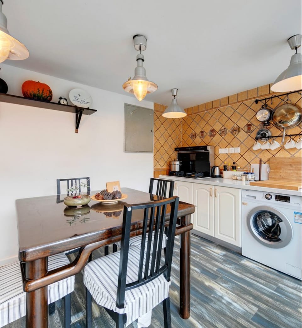 Villa, 2 Bedrooms | Private kitchen | Full-size fridge, microwave, stovetop, cookware/dishes/utensils