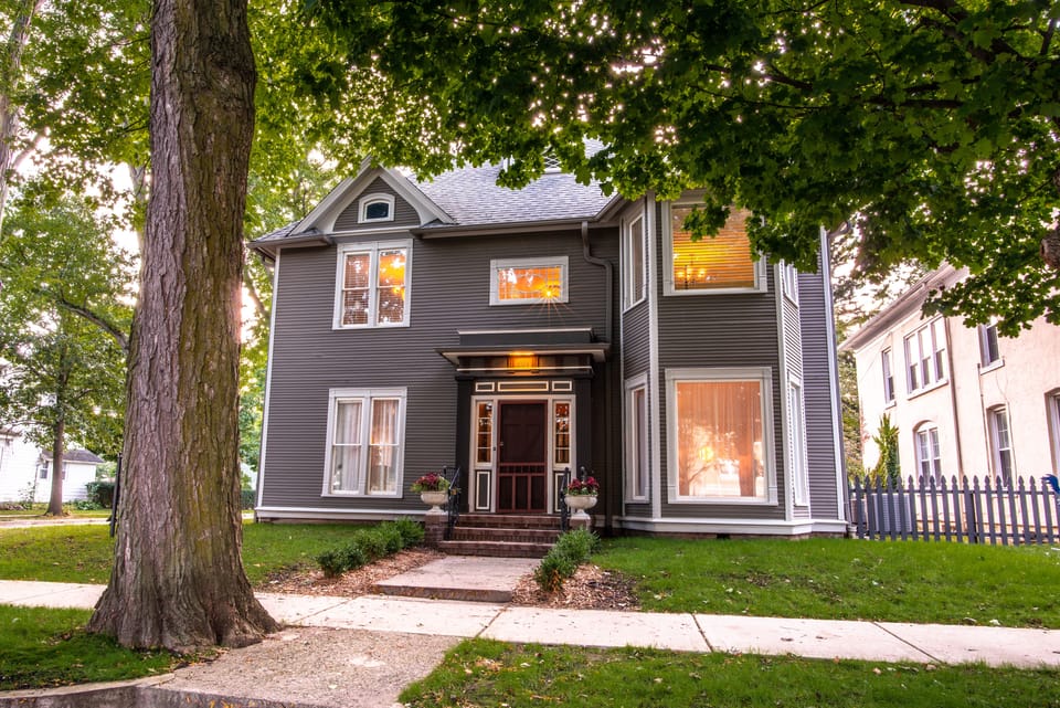 Front of property - evening/night