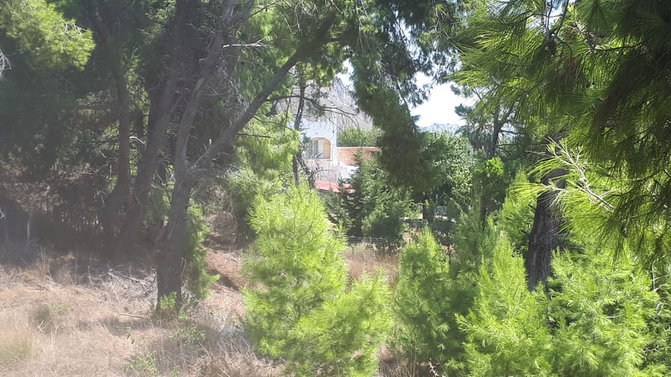 The footpath to the beach and the private beach from the Villa.