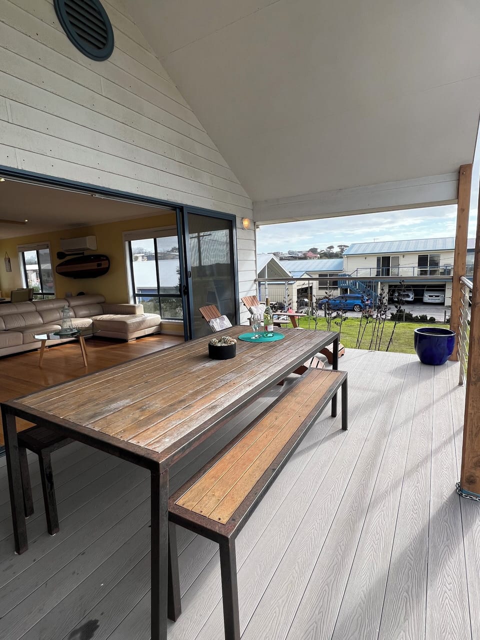 Outdoor Deck Entertaining Area