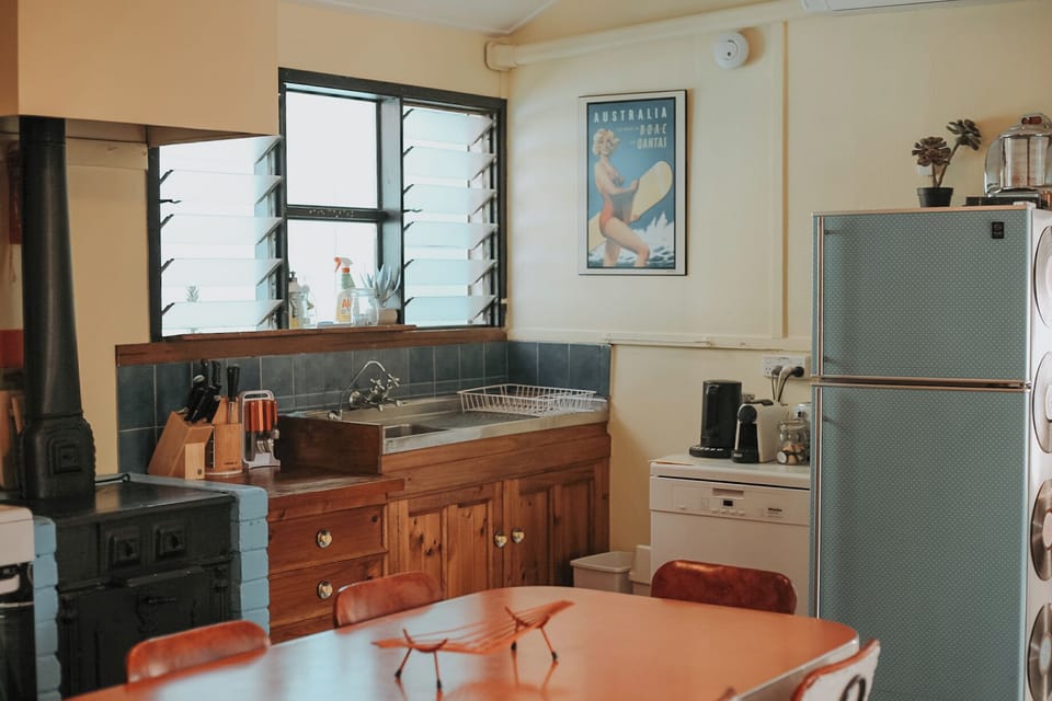 Retro vibes with modern appliances