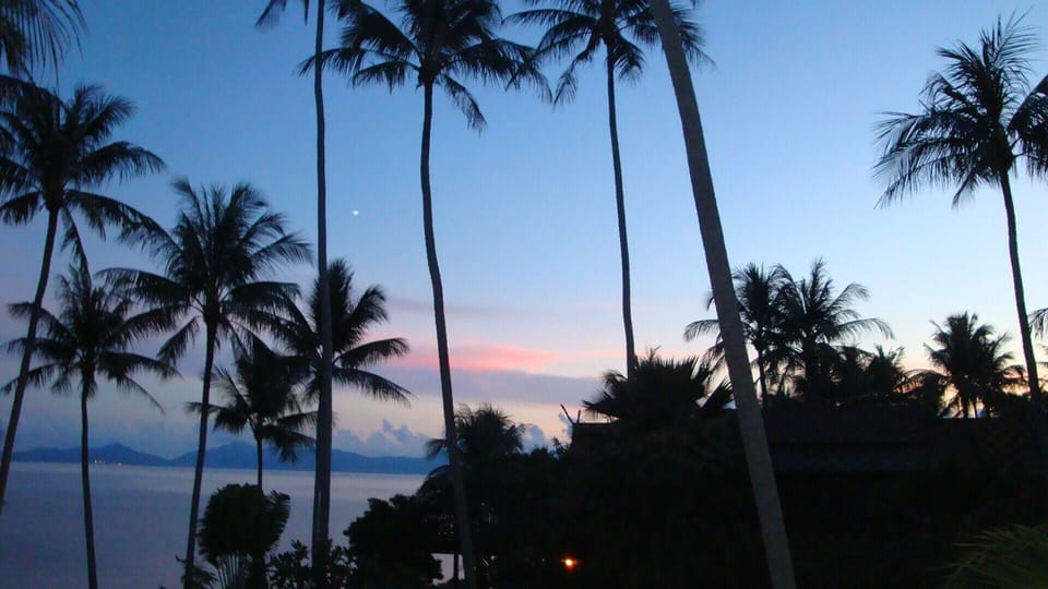 Evening View from Villa