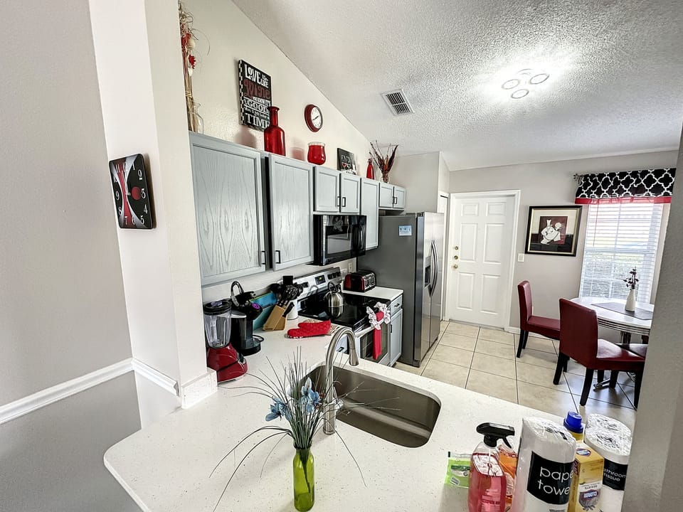 kitchen from living room 