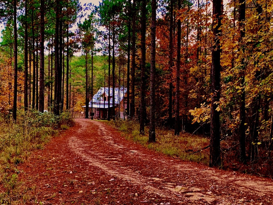 Romantic and secluded Nestled on 35 private acres on the river.