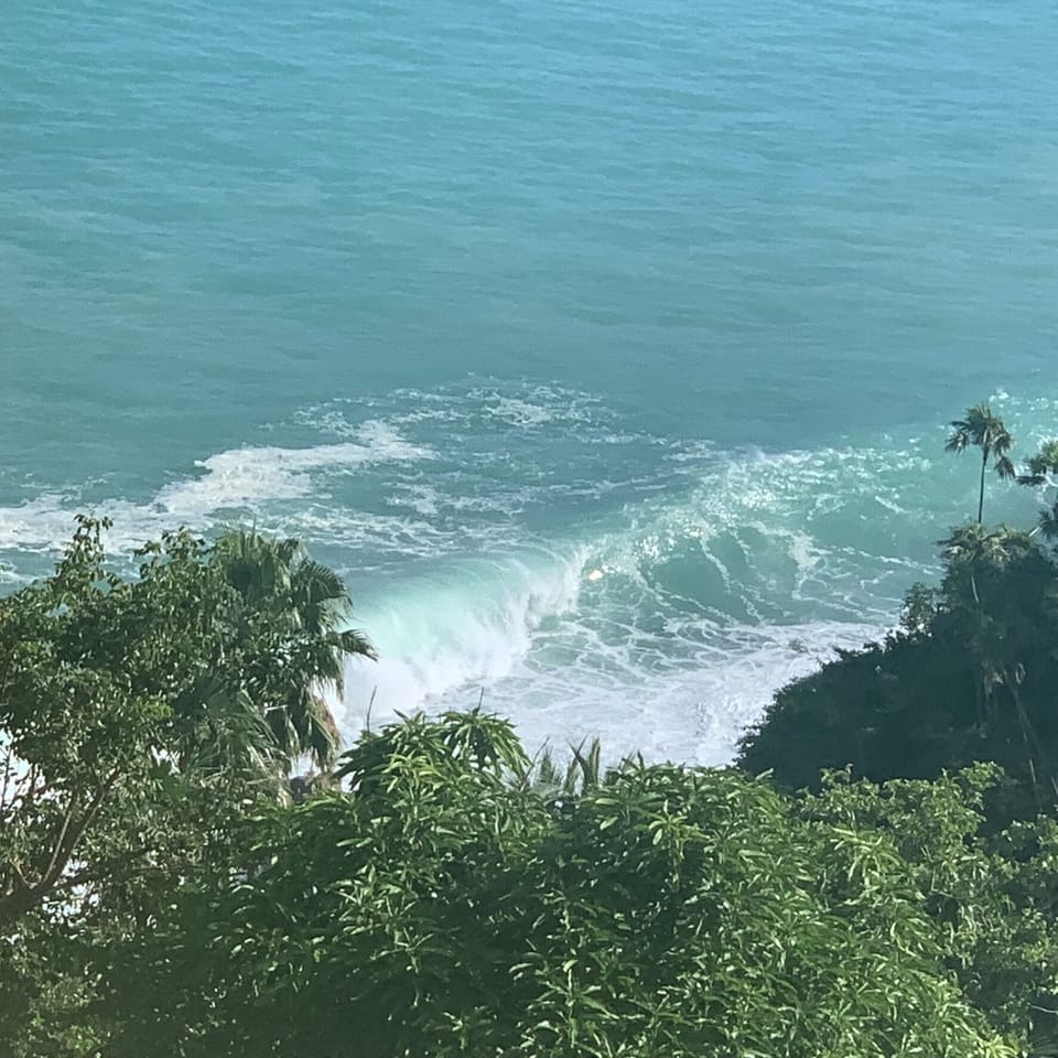 Scenic just outside your Villa.  High seas.  Loud 2.
