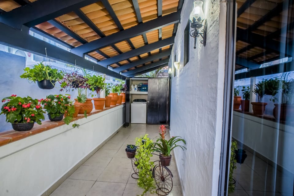 Back Balcony Facing Laundry Room