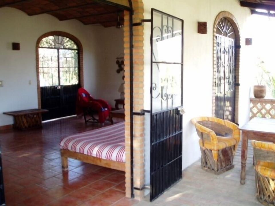 View inside from the porch