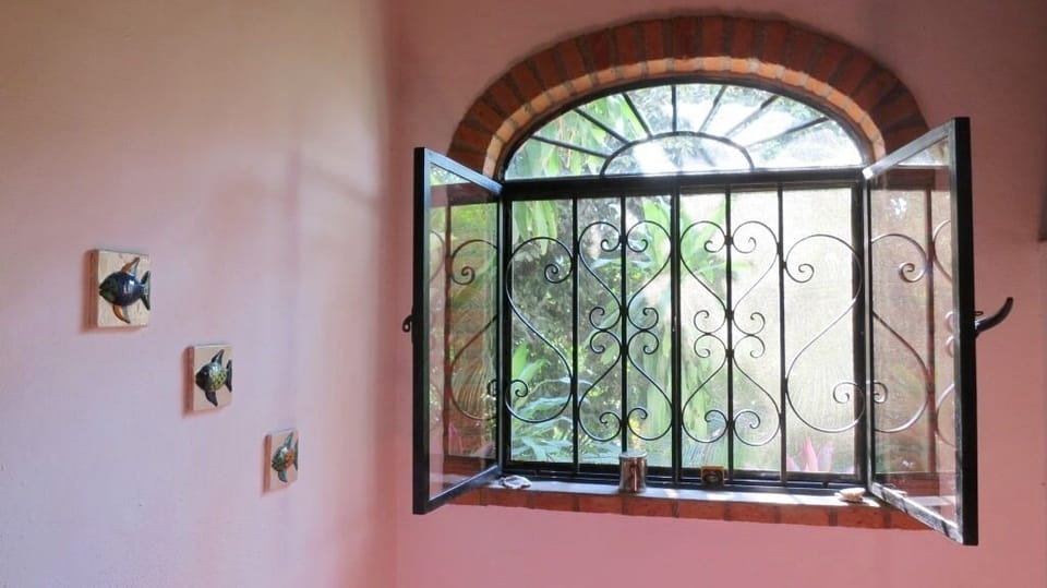 Bathroom window detail