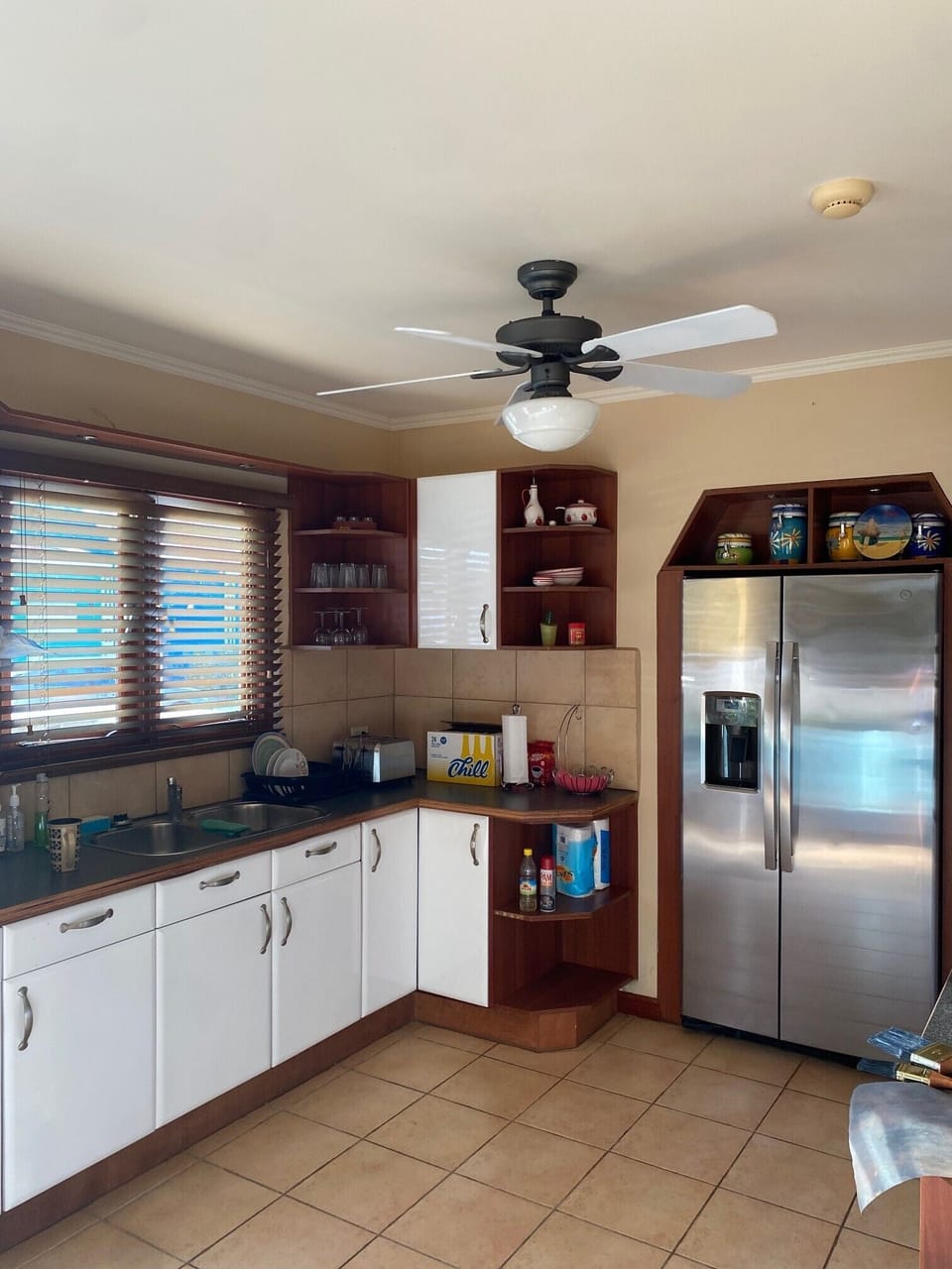 Kitchen - fridge with ice maker and water dispenser