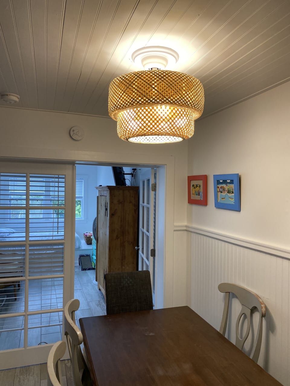 Unit A dining area