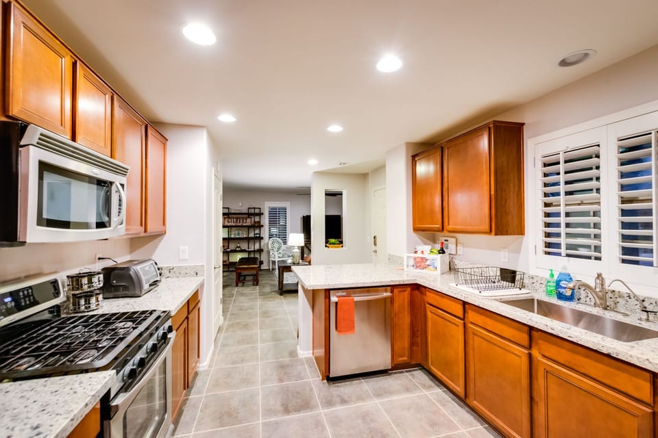 Open great room to allow everyone to be together comfortably 