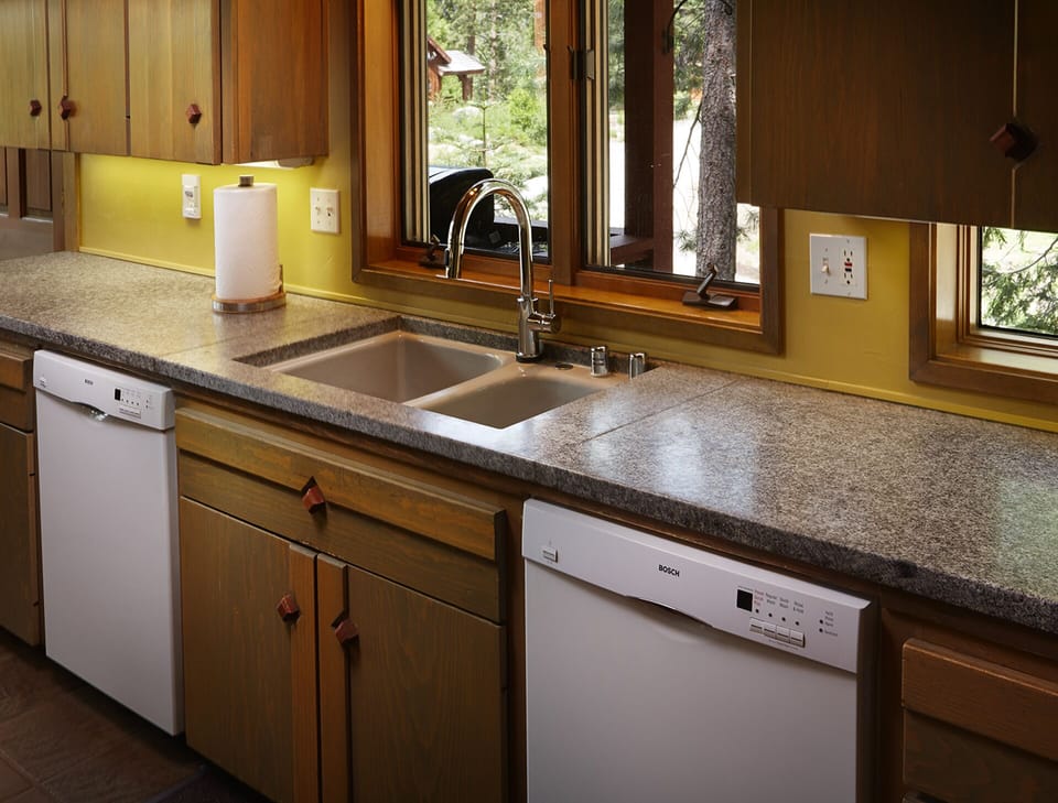 Modern fixtures and two dishwashers!