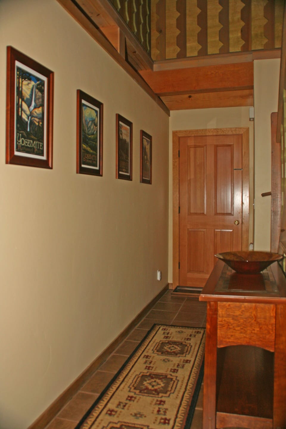 Hall to the loft and upper game room. 