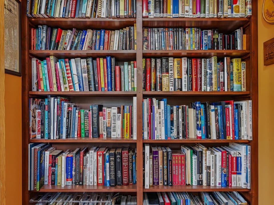 Lending library for your enjoyment.