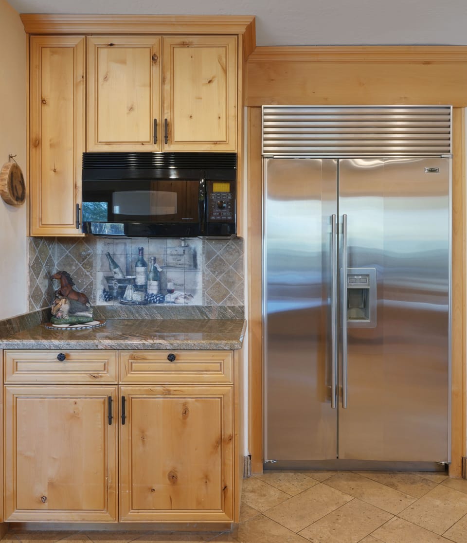 More of this beautifully appointed kitchen with subzero