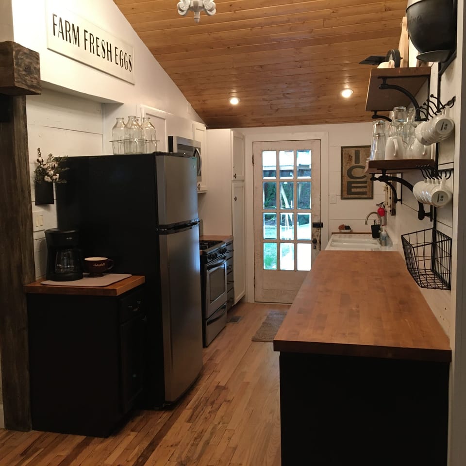 Well equipped Galley kitchen
