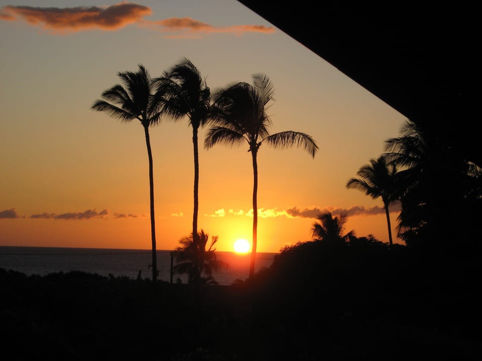 Lanai at sunset