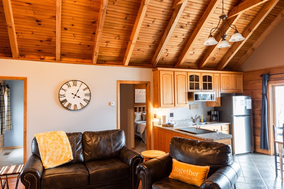 Living room, Kitchen