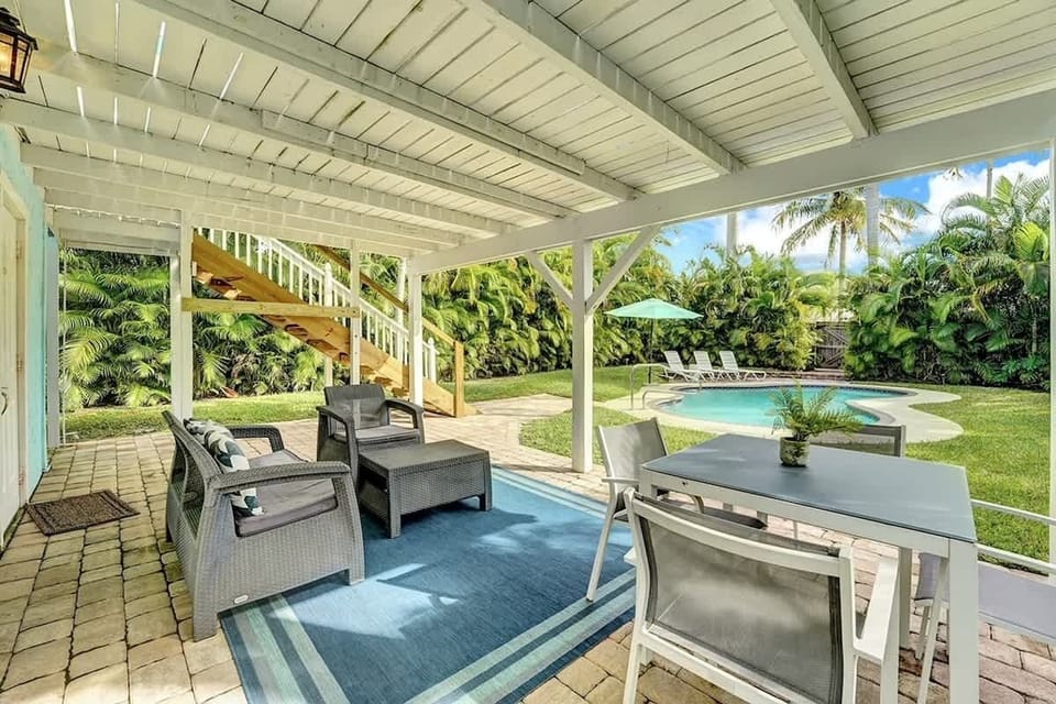 Downstairs Patio Area