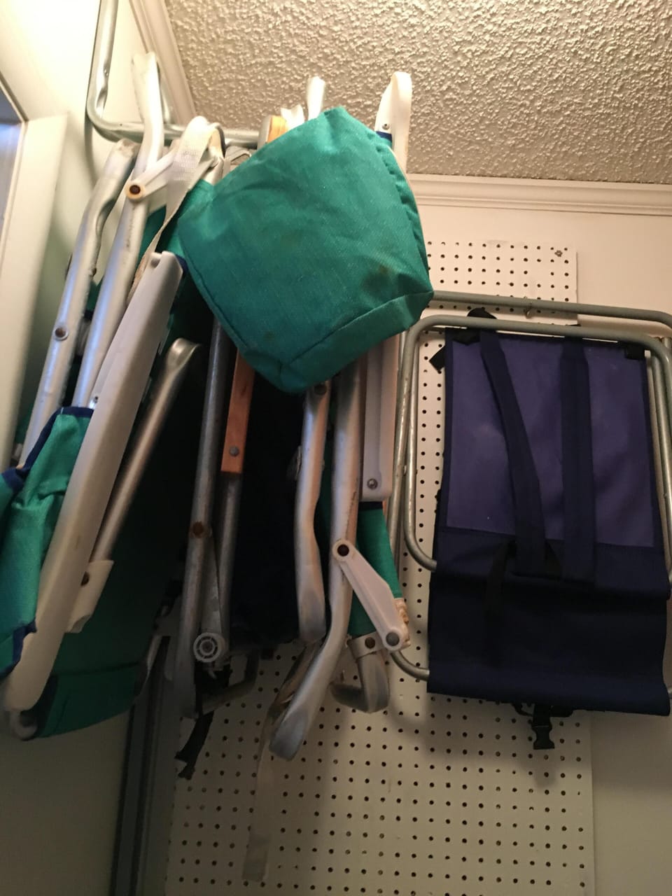 Four beach chairs you can use.  Located in laundry room.