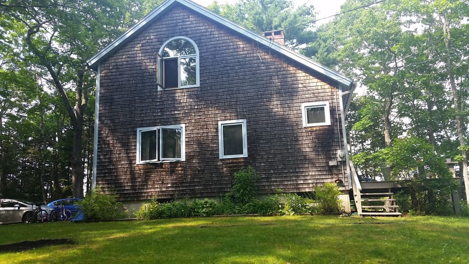 View of cottage from road