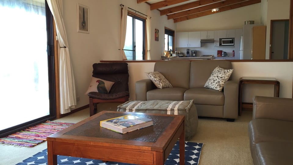Upstairs lounge is part of large open-plan living space