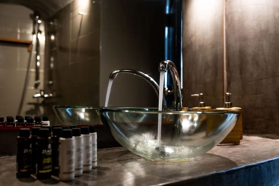 Apartment | Bathroom | Shower, free toiletries, hair dryer, towels