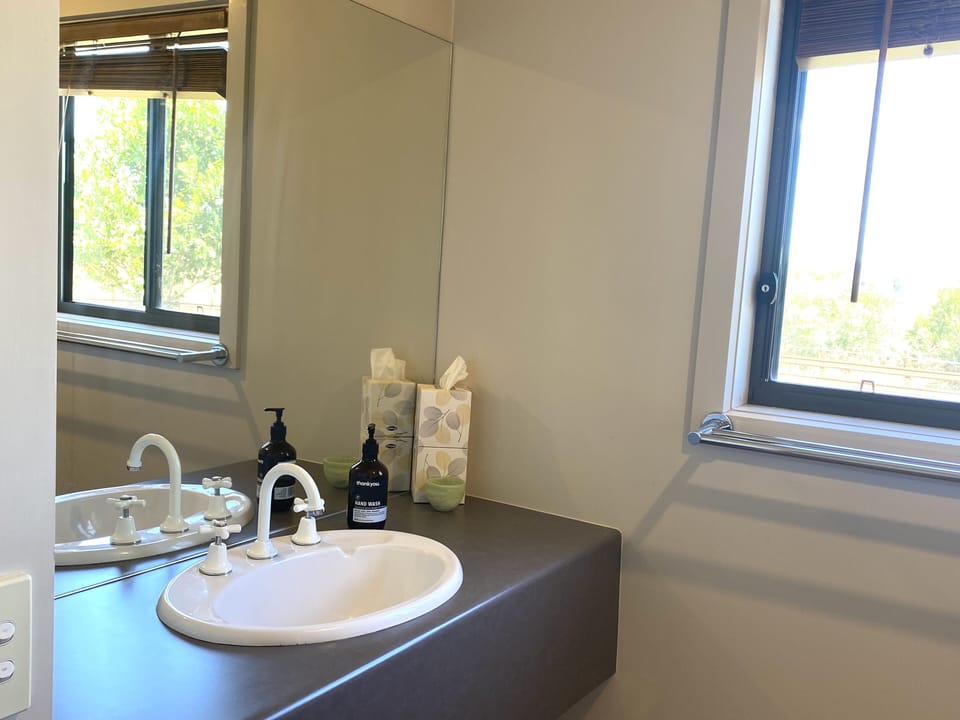 2 bathrooms with walk in showers