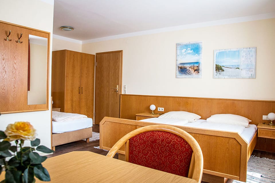 Triple Room | Desk, iron/ironing board, free WiFi, bed sheets