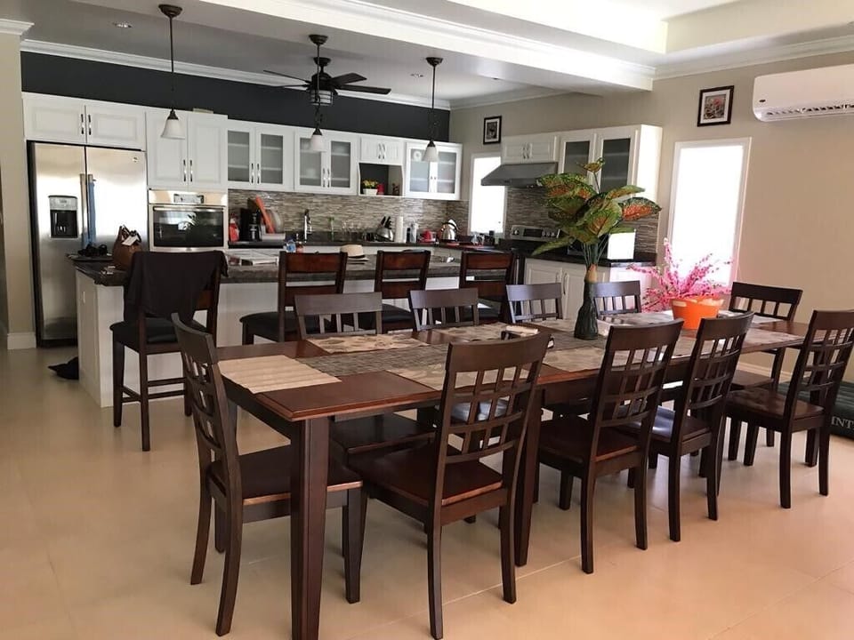 Kitchen and dining room