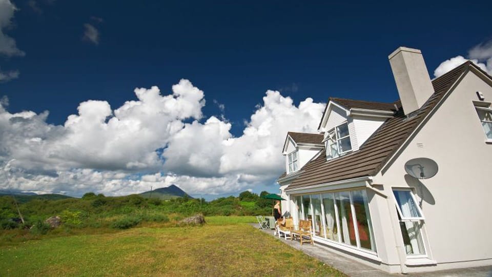 View of Croagh Patrick at the side of the house.