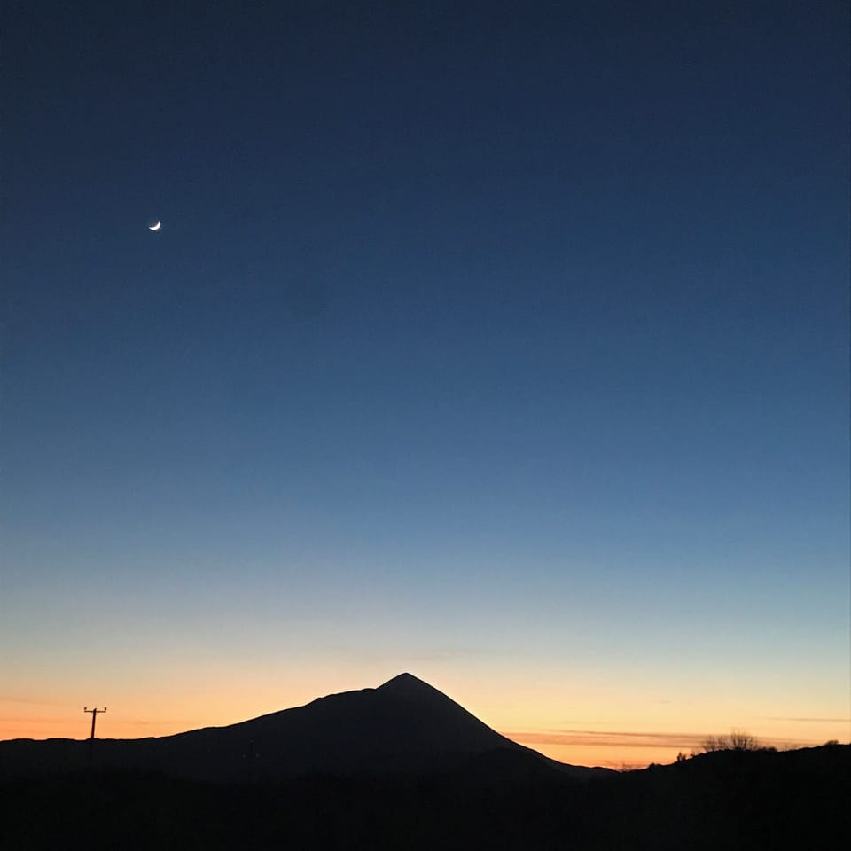 Croagh Patrick views with fabulous starry nights weather permitting :)