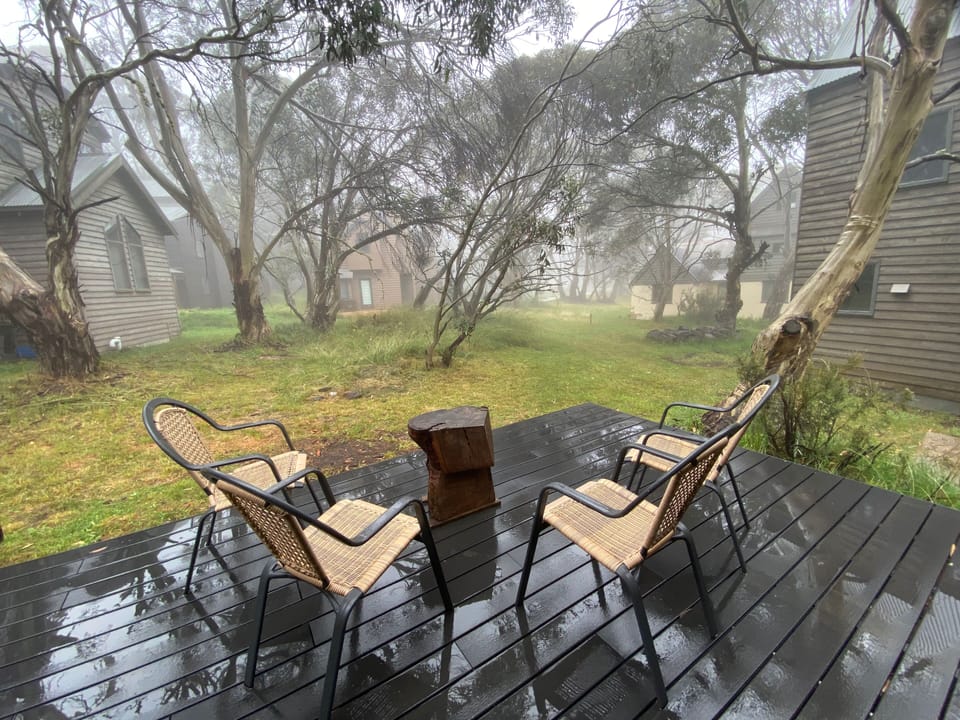 Deck with a lovely outlook