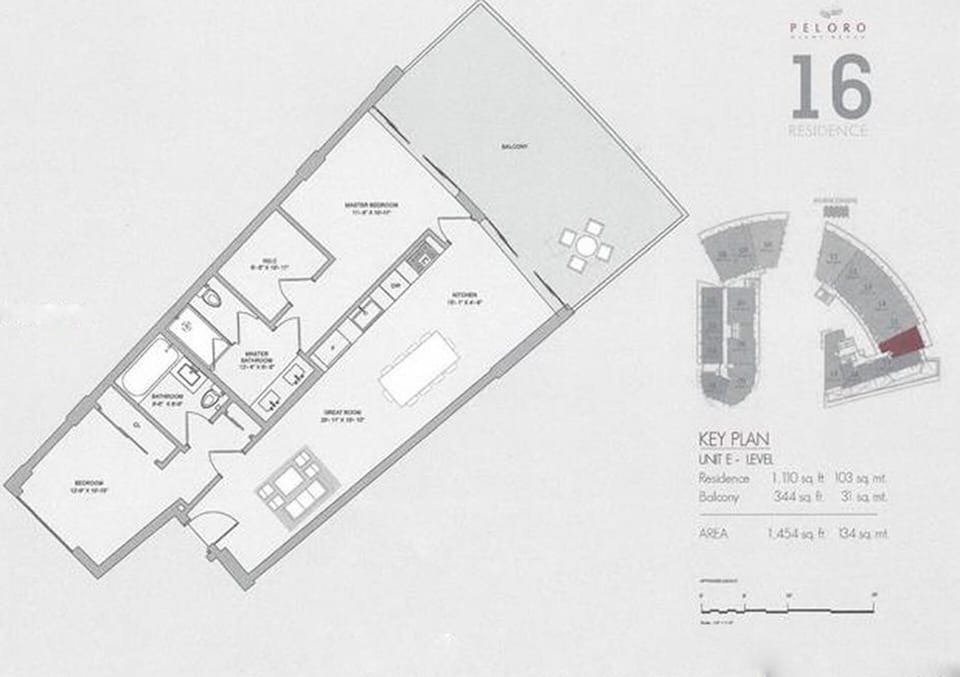 Plan of the apartment