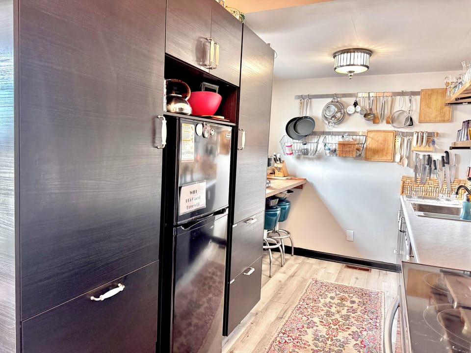 Fully stocked kitchen