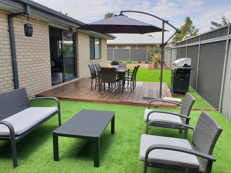 Large side and backyard for the family to spread out and enjoy.