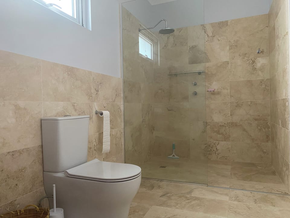 Ensuite - Shower & toilet.