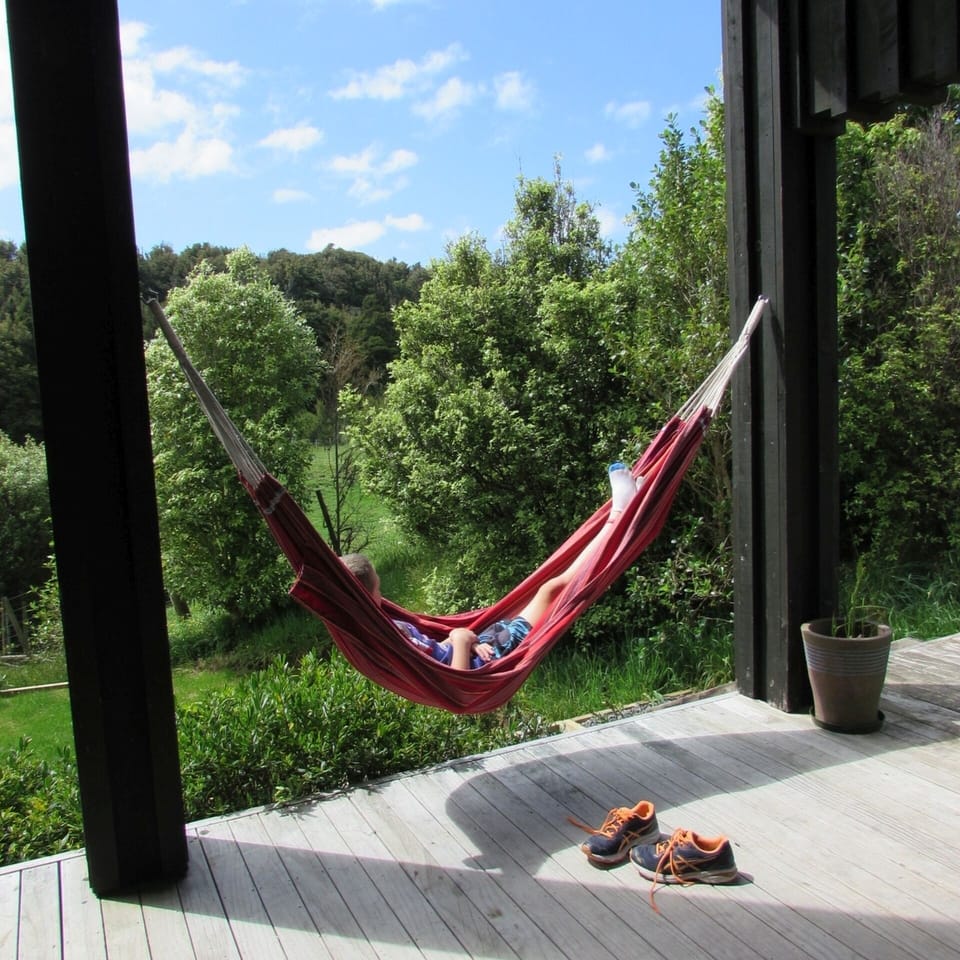 Hammock on front deck/ porch