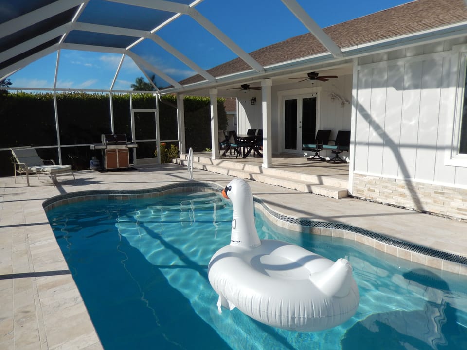 Pool area.