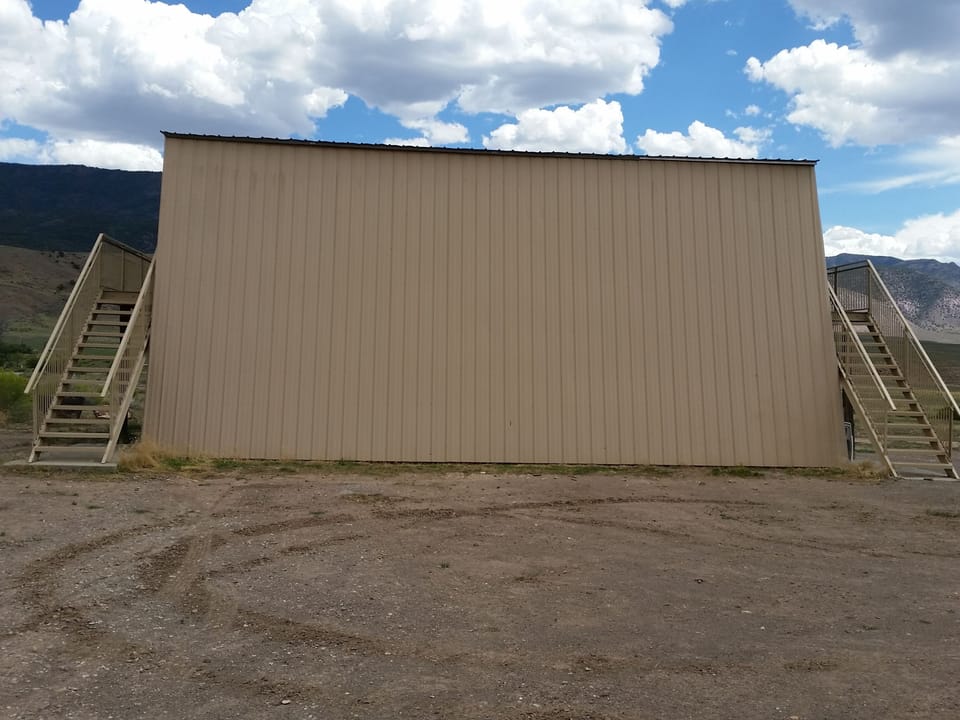 parking at cabin