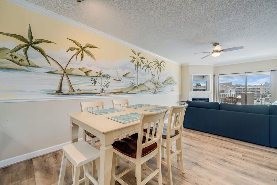 Tropical Hand-Painted Murals throughout will take your breath away.
