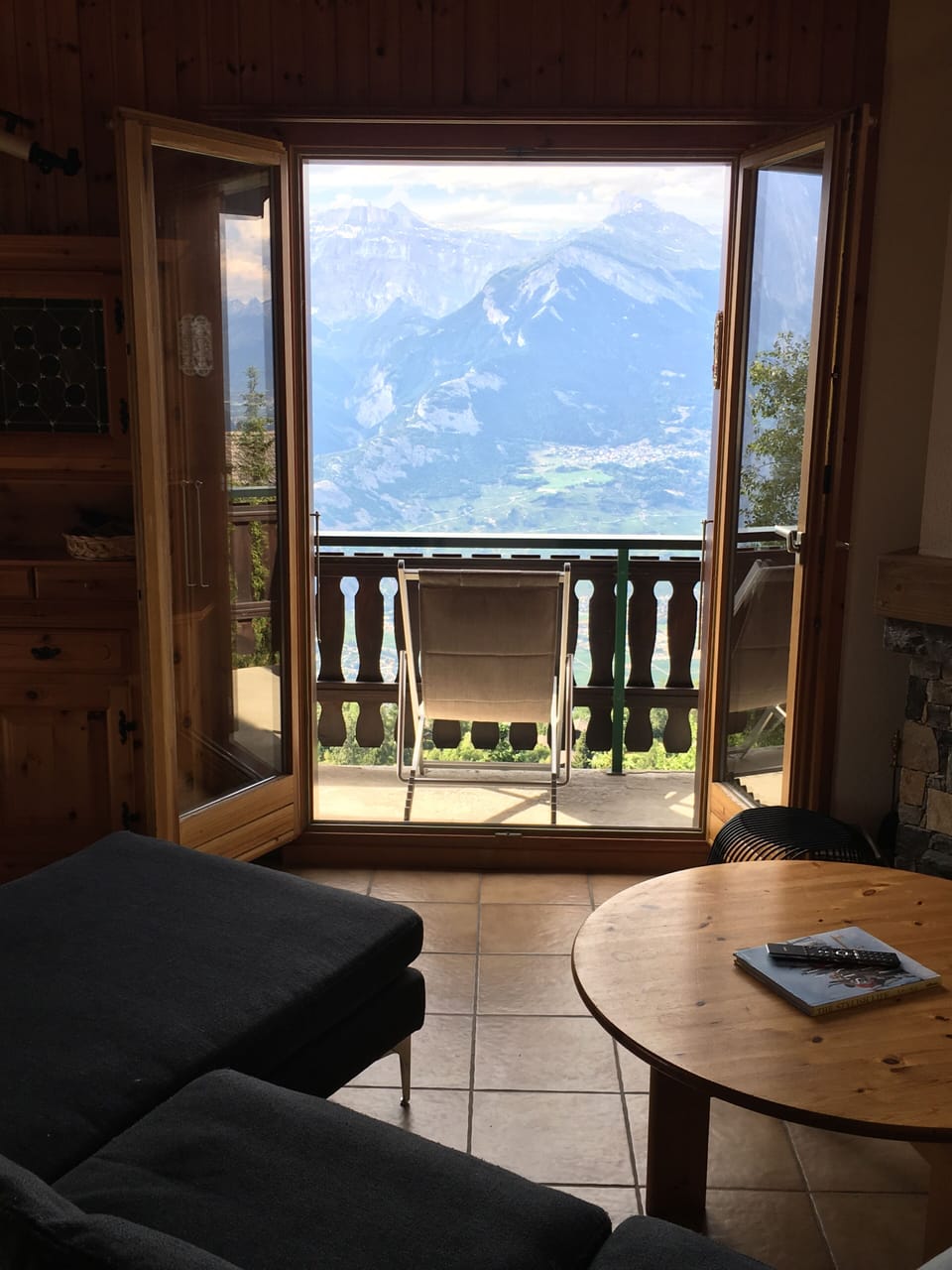 View from the sofa!