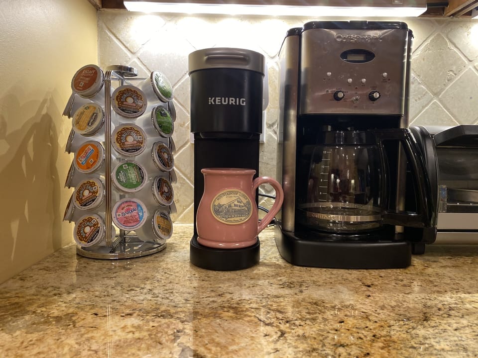 Bring your own coffee or brew ours! 