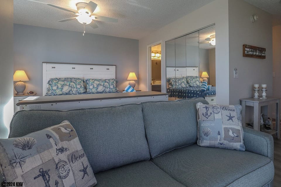 Sleeper sofa allows for 2 overnight guests