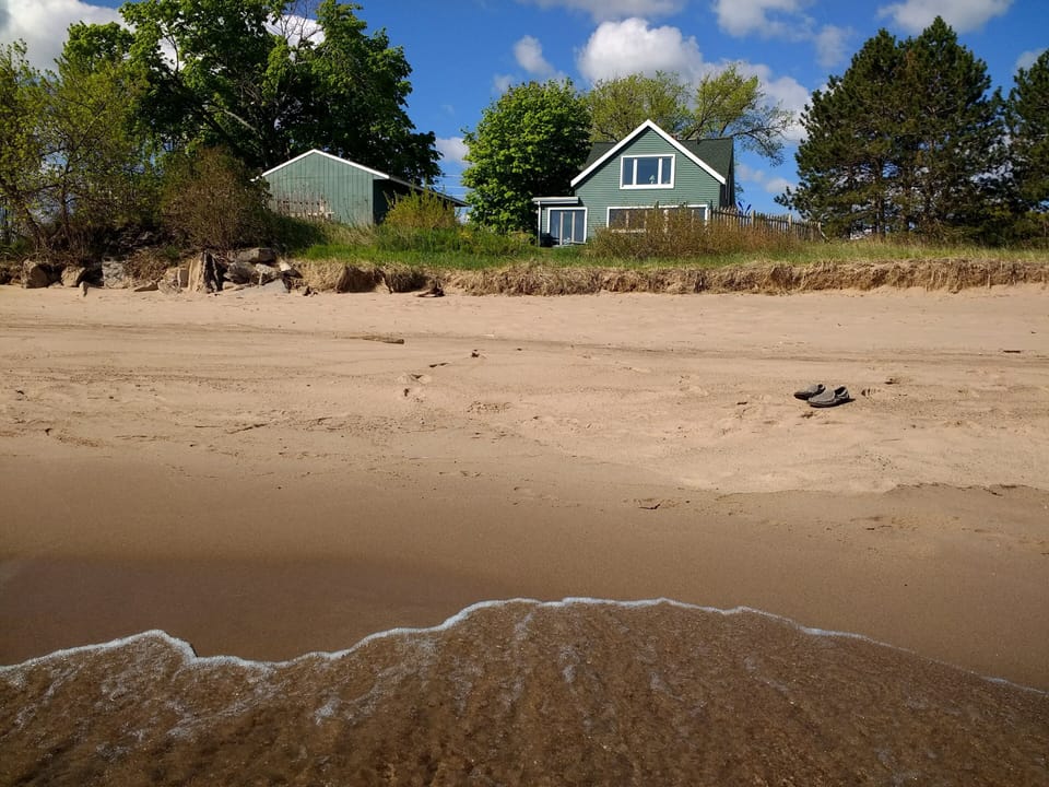 View of home from the lake