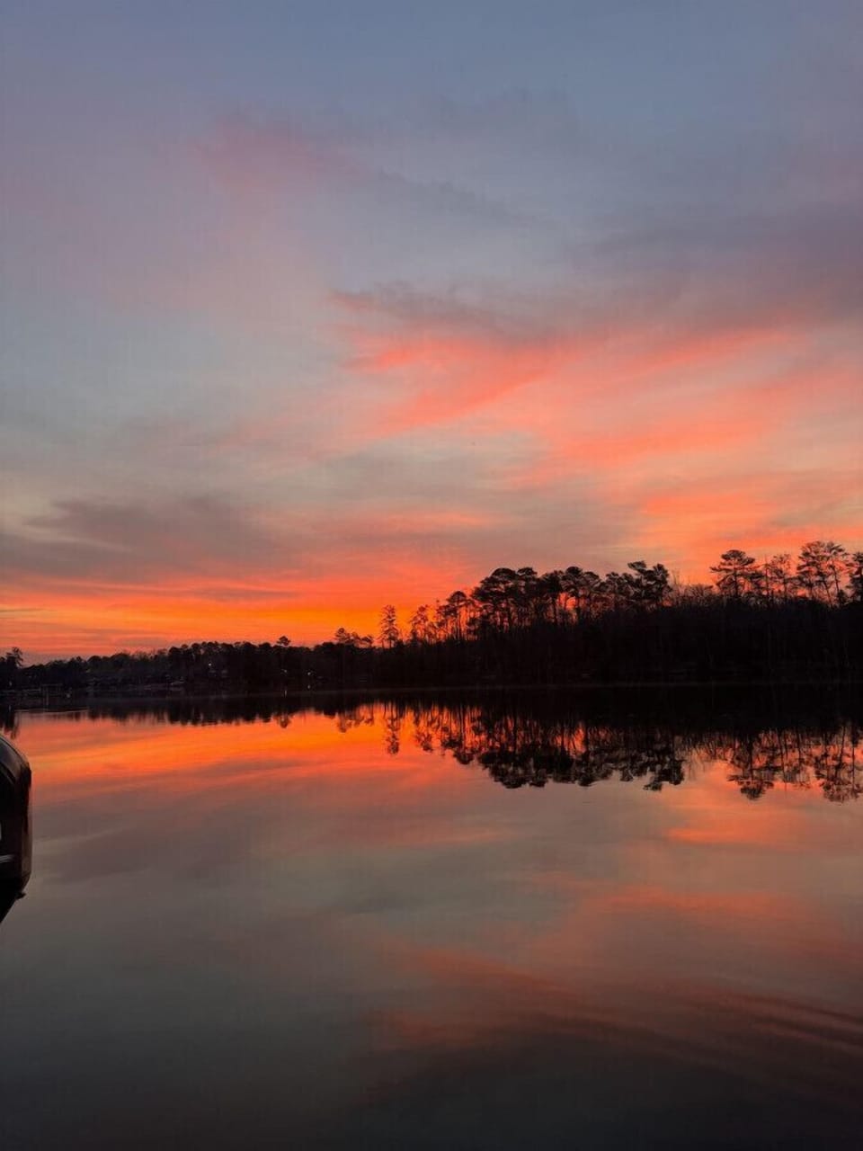 Sunrise off our dock